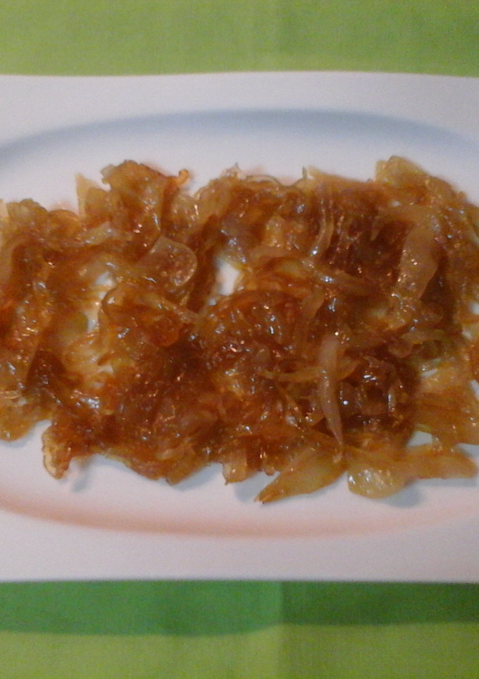 Una foto de Cebolla caramelizada al Pedro Ximénez 