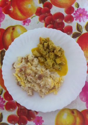 Una foto de Pechuga de pollo a taquitos en salsa de naranja