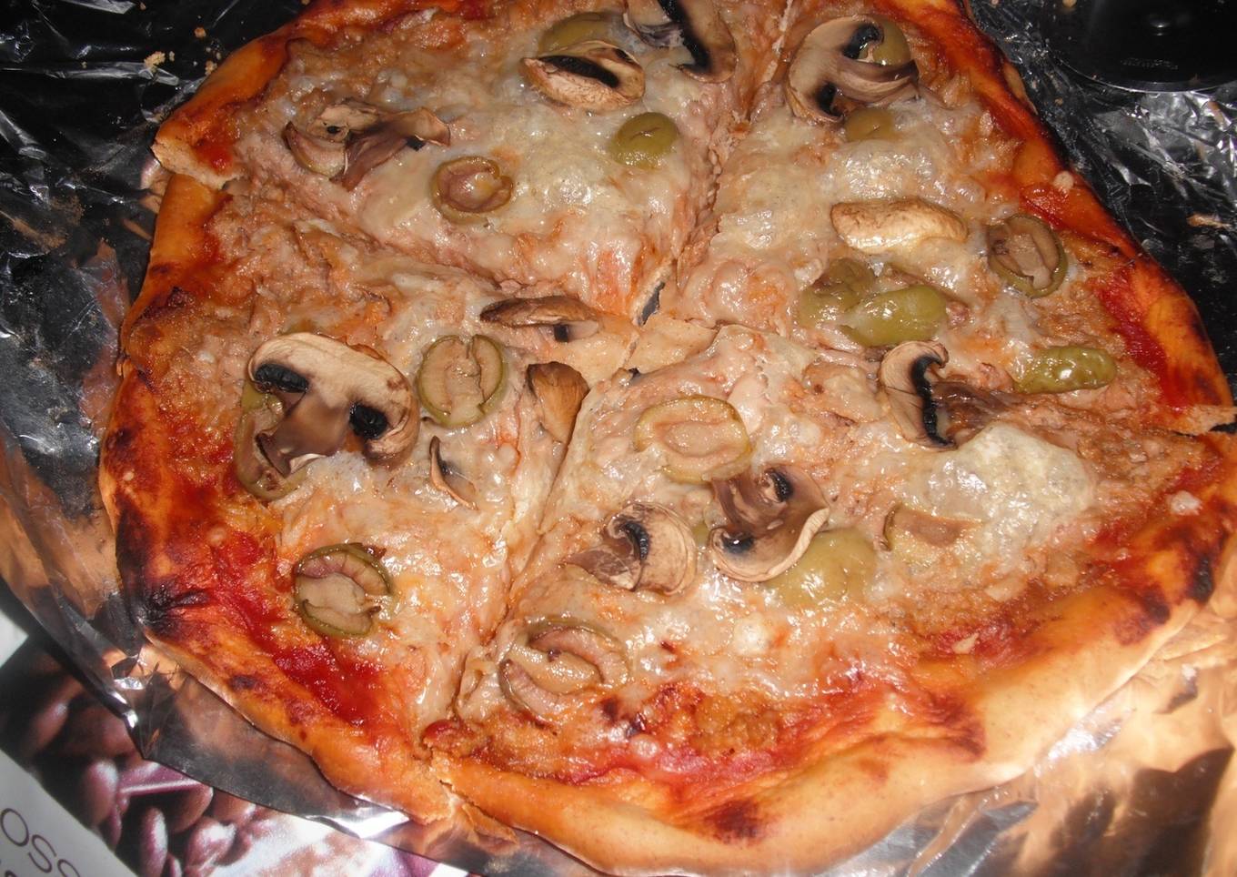Pizza fácil de atún