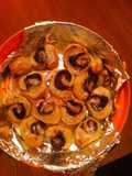 Mini hojaldres con nutella
