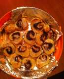 Mini hojaldres con nutella
