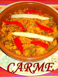 Una foto de Arroz vegetal (Carme)