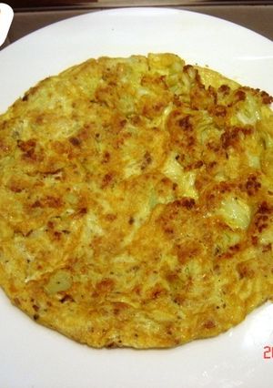 Una foto de Tortilla de coliflor (Montse)