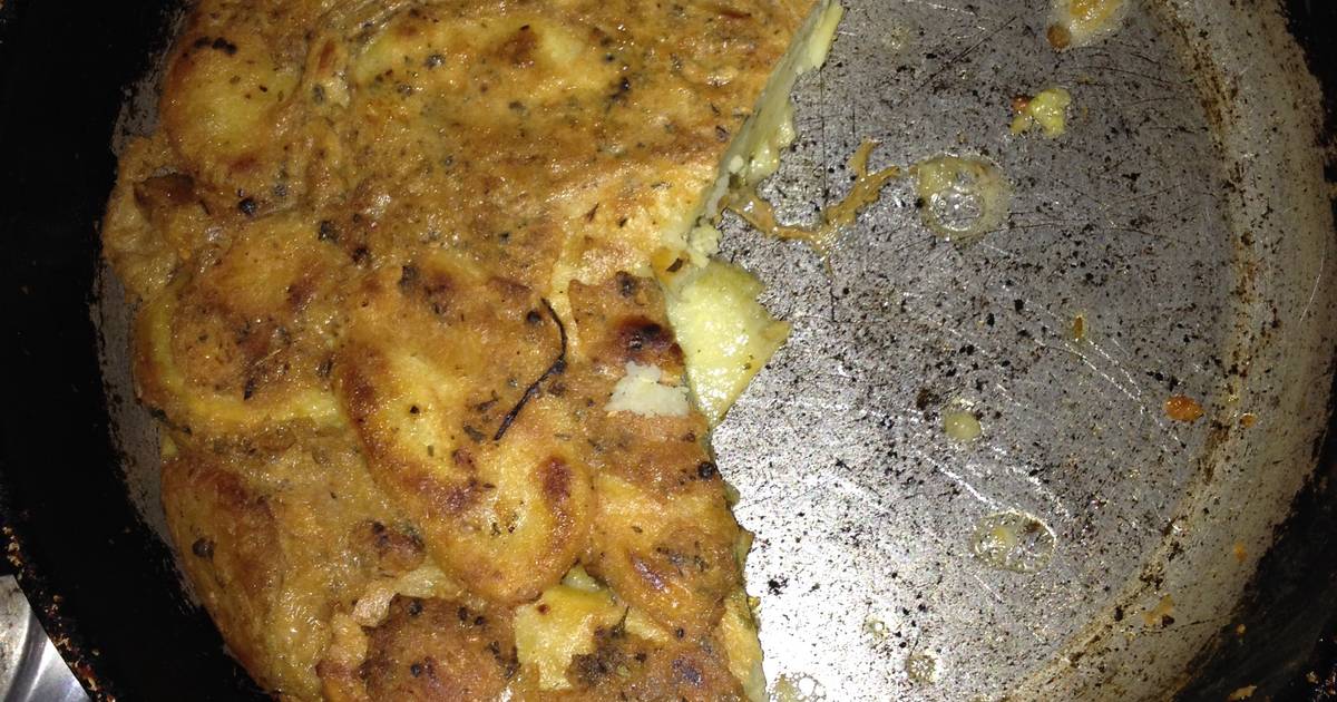 Tortilla de papas fácil Receta de Florciita Cookpad