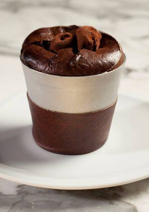 Una foto de Mousse chocolate