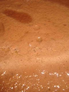 Una foto de Flan choco-café