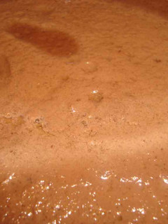 Una foto de Flan choco-café
