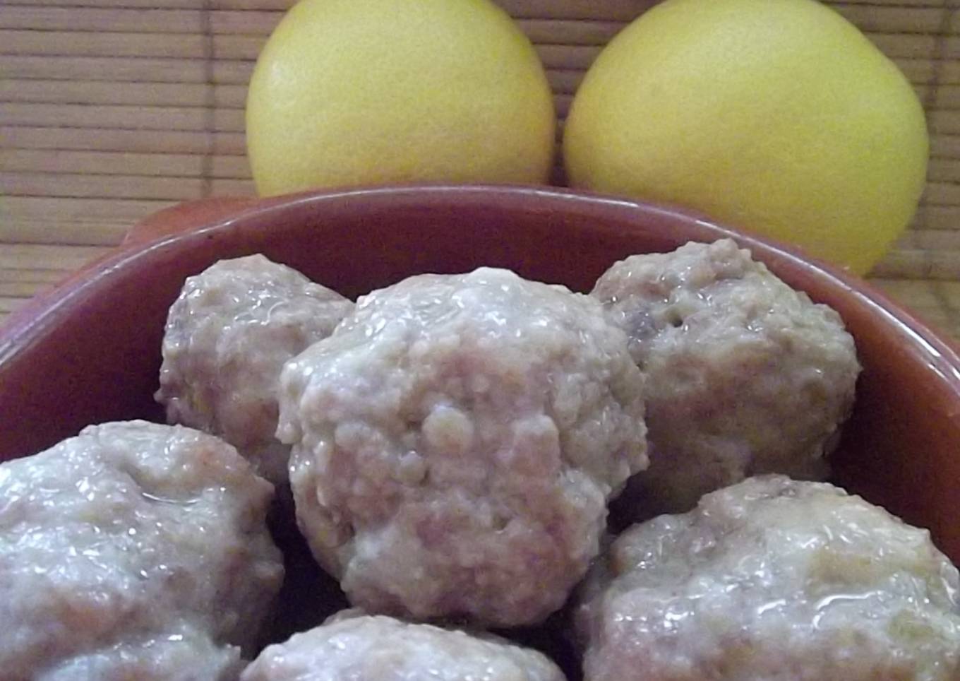 Albóndigas de pollo en salsa Thermomix