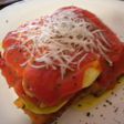 Salmón con patatas y pimientos