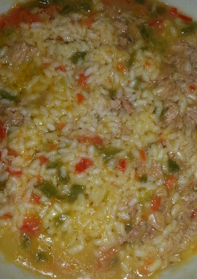 Una foto de Arroz con atún en Thermomix