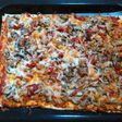 Pizza de masa quebrada con atún