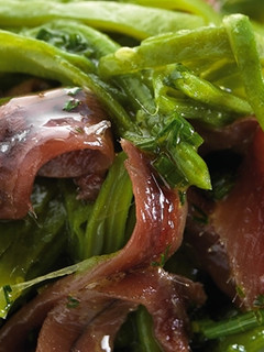 Una foto de Judías con anchoas