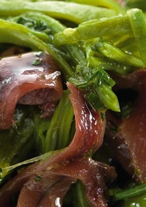 Una foto de Judías con anchoas