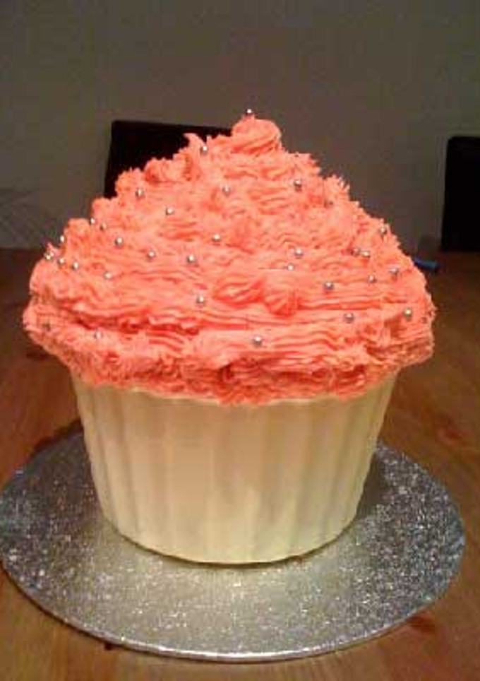 Una foto de Cupcake gigante