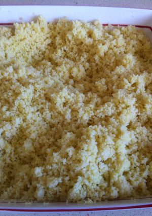 Una foto de Cuscús básico con curry