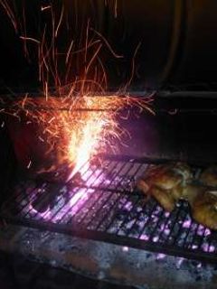 Una foto de Pollo a la rana