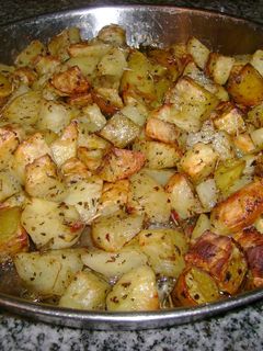Una foto de Papas al horno que no se pegan