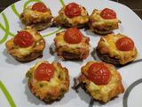 Champiñones rellenos sabrosones