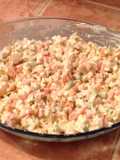 Ensalada de surimi con crema ácida
