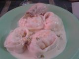 Sorrentinos con pollo a la crema