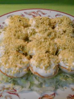 Una foto de Huevos rellenos andaluzes 