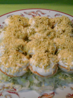 Una foto de Huevos rellenos andaluzes
