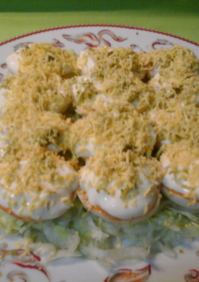 Una foto de Huevos rellenos andaluzes 