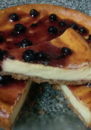 Una foto de Torta de condensada, mascarpone y queso crema