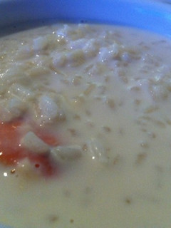 Una foto de Arroz con leche a la griega