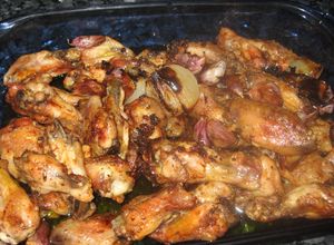 Una foto de Pollo a la pérdiz