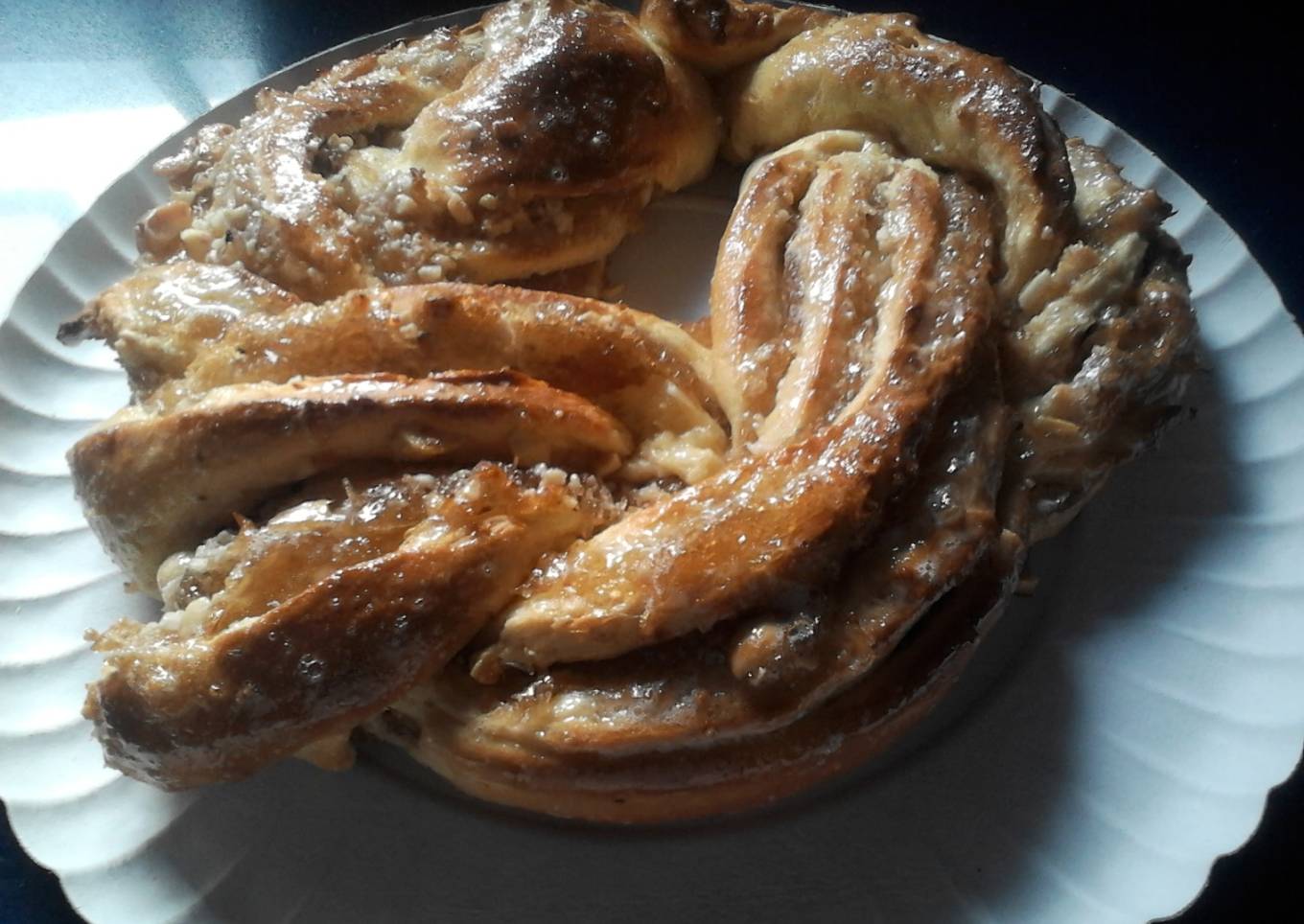 Kringle Estonia ( Rosca de canela )