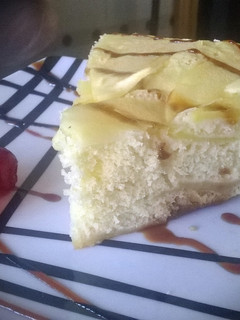 Una foto de Tarta de manzana (al microondas)