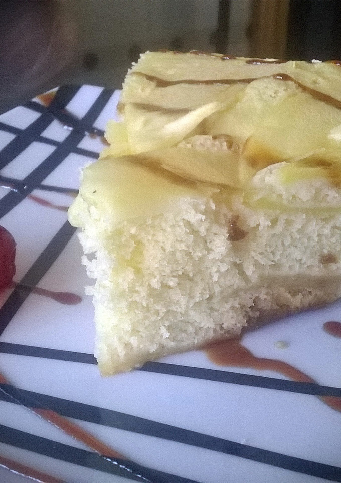 Una foto de Tarta de manzana (al microondas)