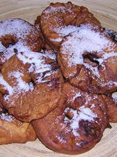 Una foto de Buñuelos de manzana, regreso a mi niñez