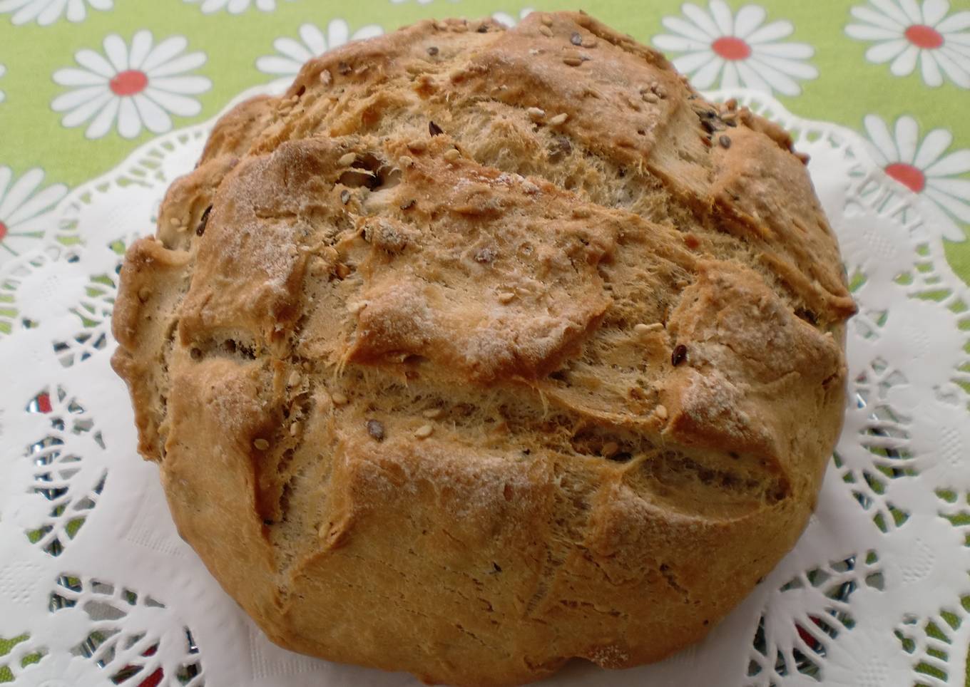 Pan casero de semillas fácil