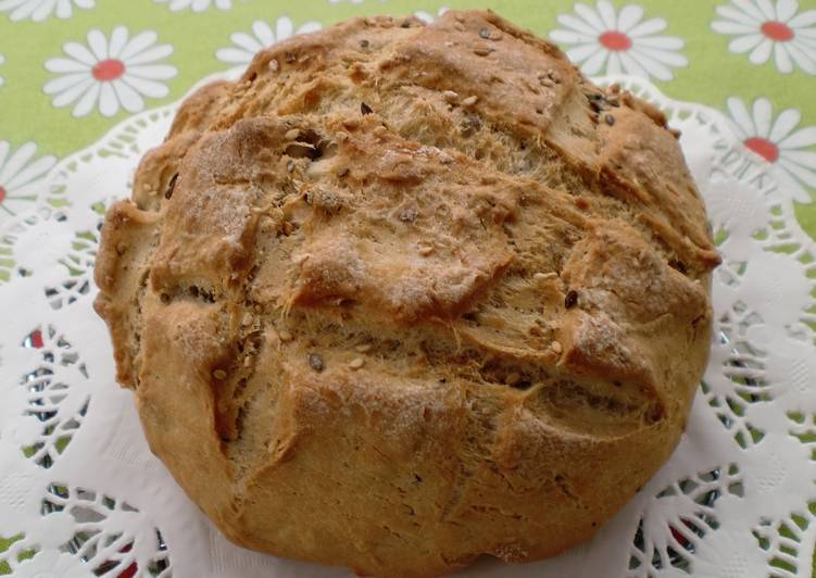 Pan casero con semillas de lino