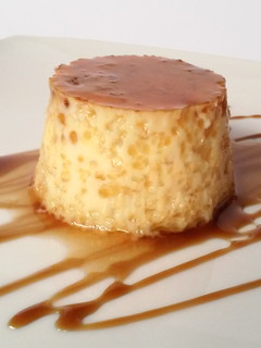 Una foto de Flan casero de huevo