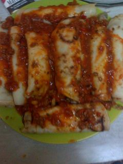 Una foto de Canelones de carne y verduras