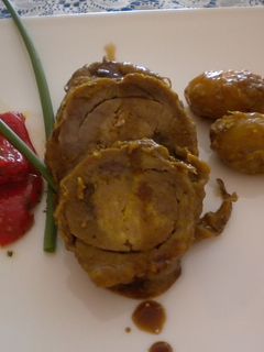 Una foto de Aleta rellena de frutos secos