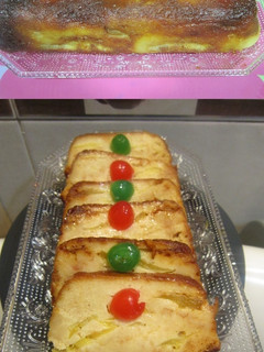 Una foto de Puding de manzana microondas
