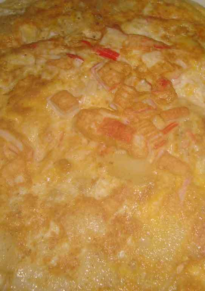 Una foto de Tortilla de patatas con palitos de cangrejo