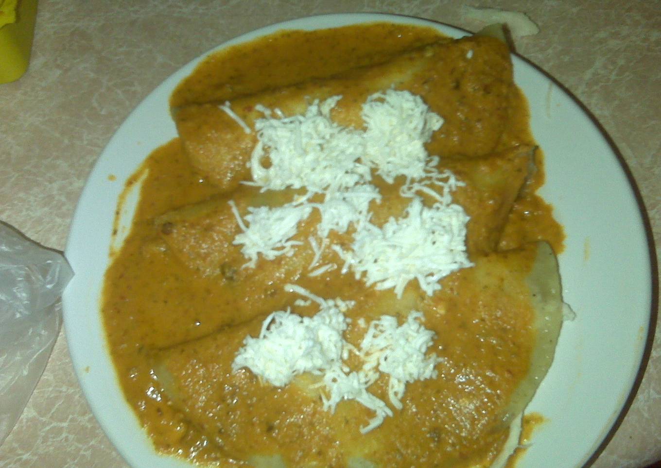 Enchiladas de mi amiga Paty<br />