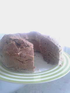 Una foto de Bizcochuelo integral con avena y linaza 