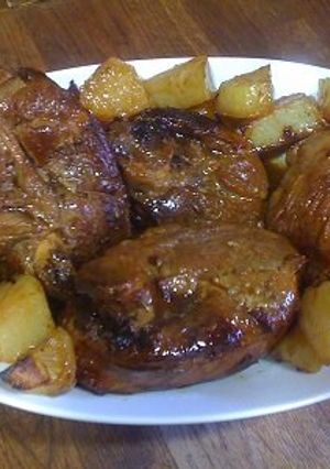 Una foto de Pierna de cordero al horno tradicional