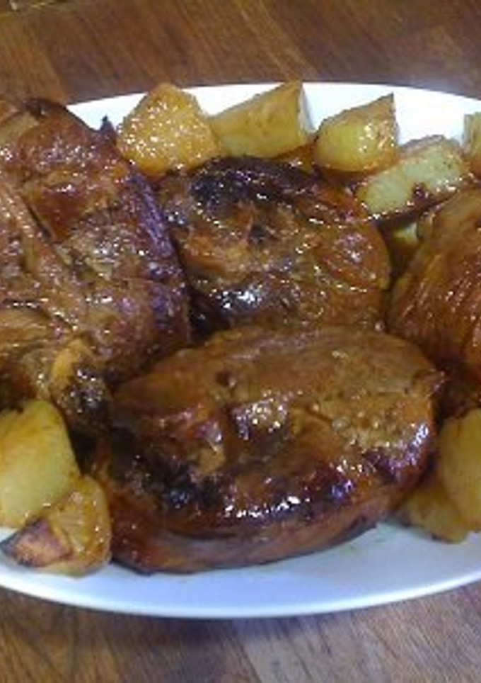 Una foto de Pierna de cordero al horno tradicional