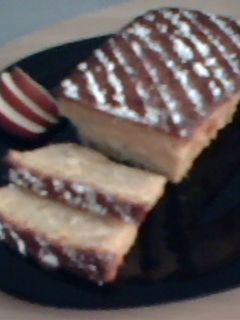 Una foto de Torta de yogur y manzanas