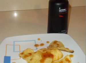 Una foto de Papas con aliño cayenne