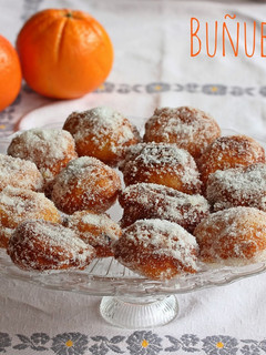 Una foto de Buñuelos de naranja
