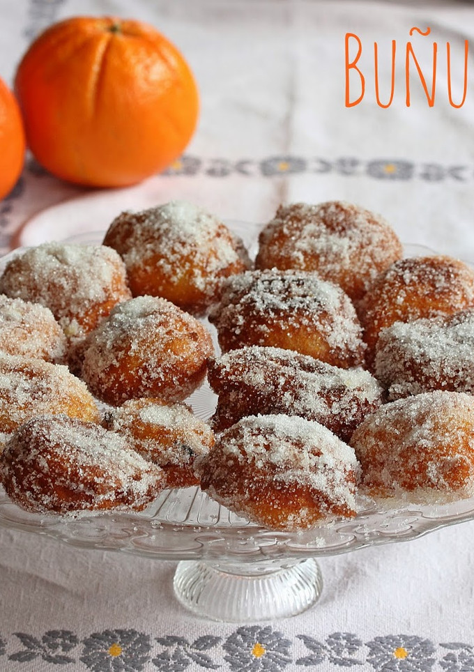 Una foto de Buñuelos de naranja 