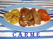 Una foto de costilla de cordero